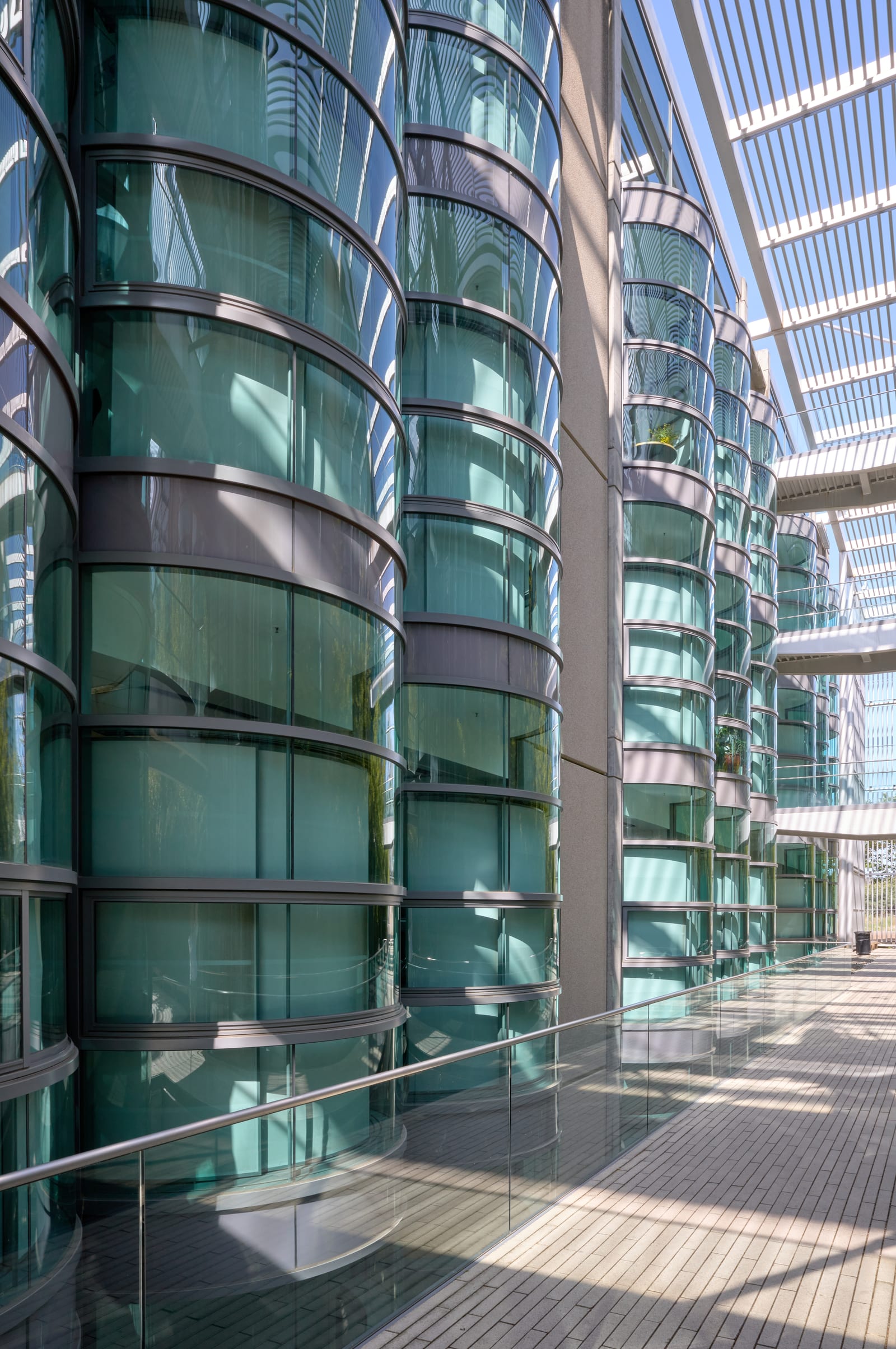 Exterior view of the Center for Clinical Sciences Research on the campus of Stanford University in Stanford, California, US, on the morning of June 16, 2025.